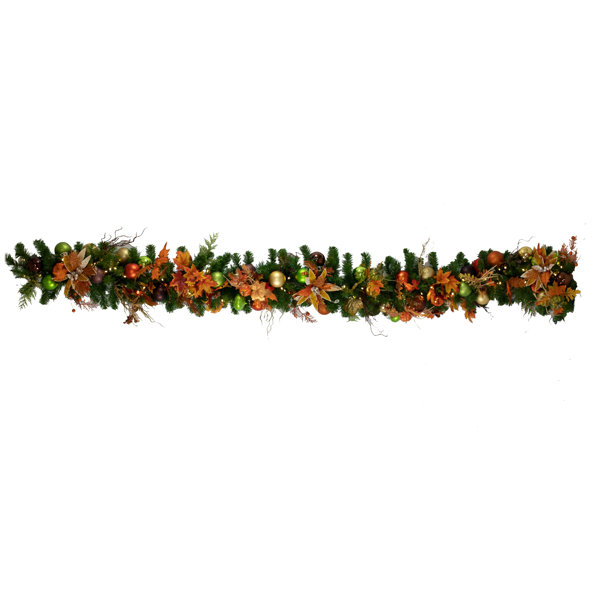 The Holiday Aisle® 2'' in. Lighted Faux Garland Wayfair